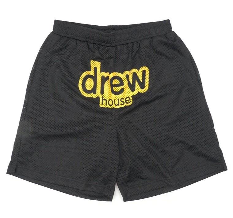 Best Replica Drew House Mesh Shorts Black - Colareps