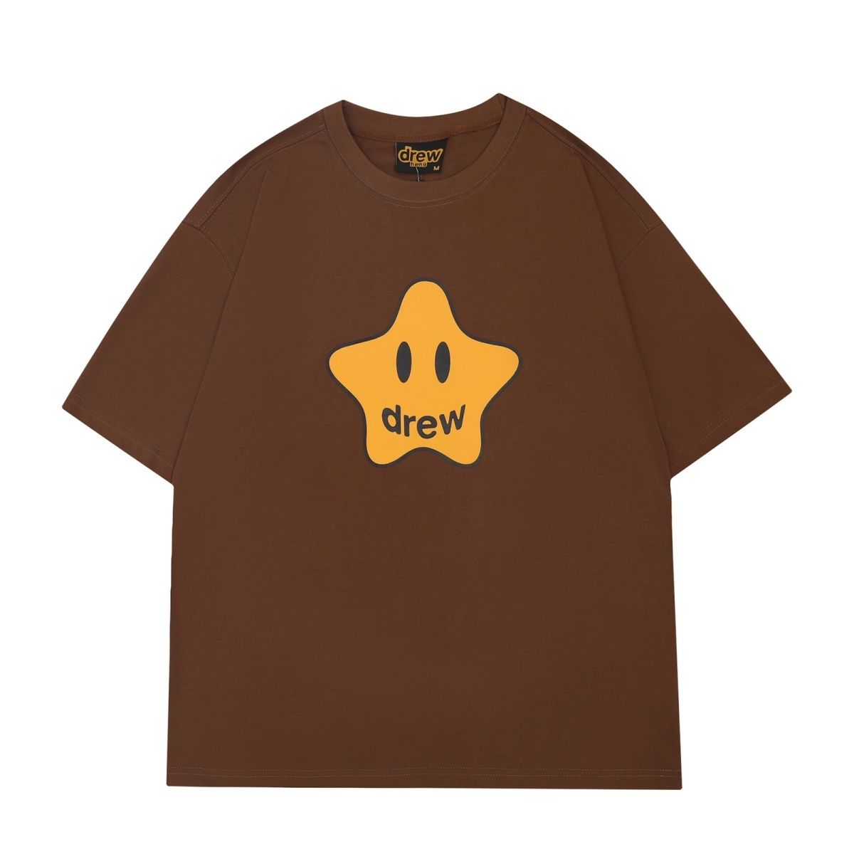 Best Replica Drew Brand Bieber Star Cotton T-Shirt - Colareps