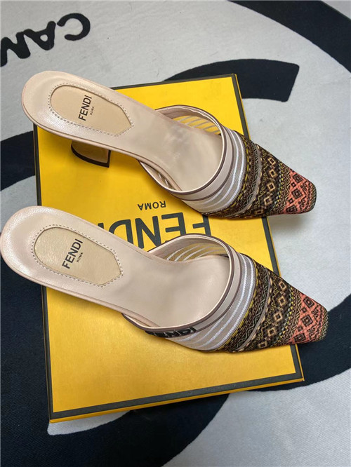 Best Replica fendi high heel slippers - Colareps