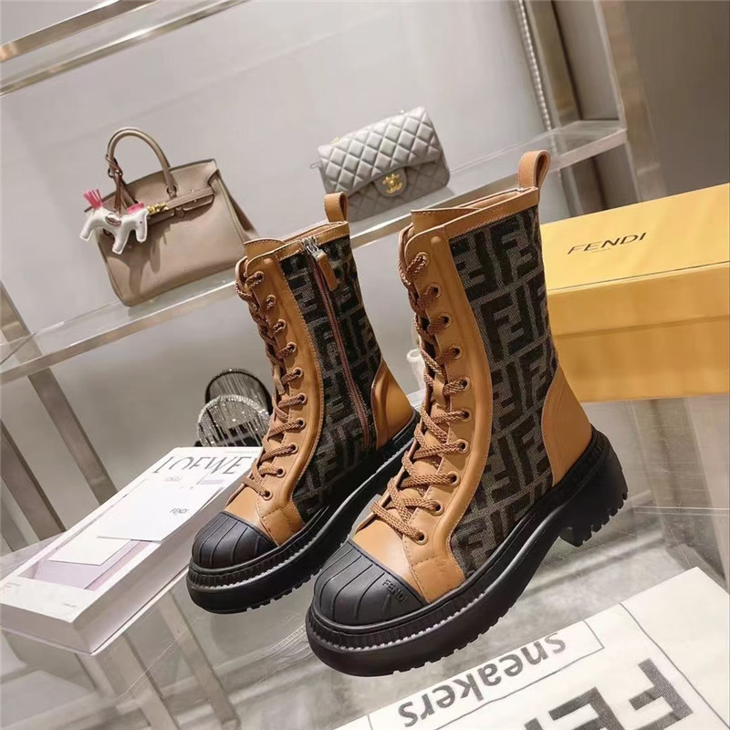 Best Replica fendi domino FF ankle boots - Colareps