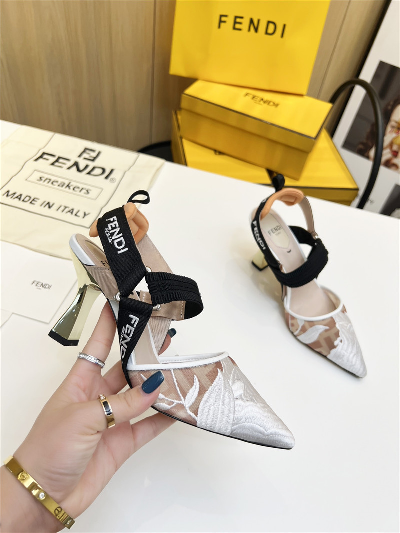 Best Replica fendi slingback hummingbird pumps - Colareps