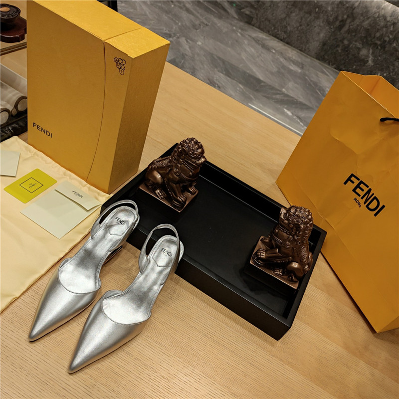 Best Replica Fendi Dupes back strap toe high heels - Colareps