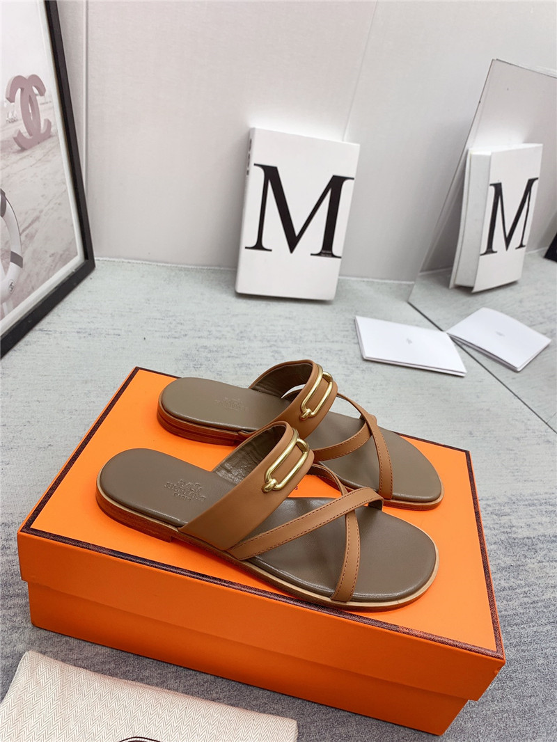 Best Replica hermes flat slippers - Colareps