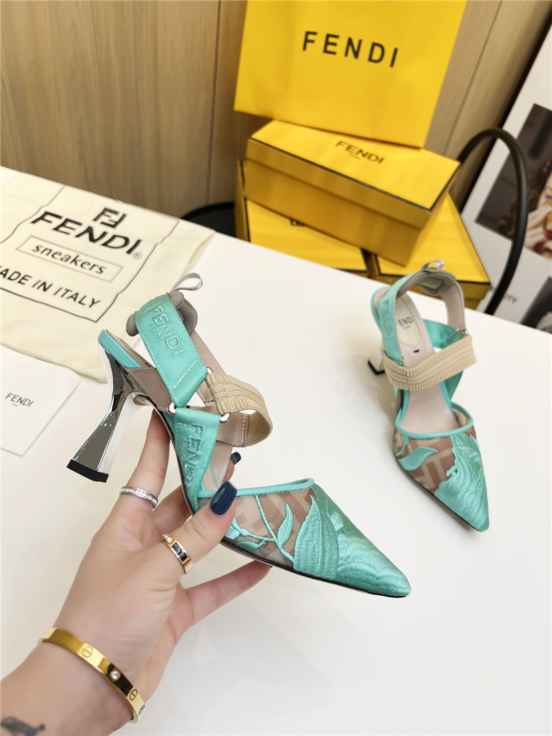 Best Replica fendi slingback hummingbird pumps - Colareps