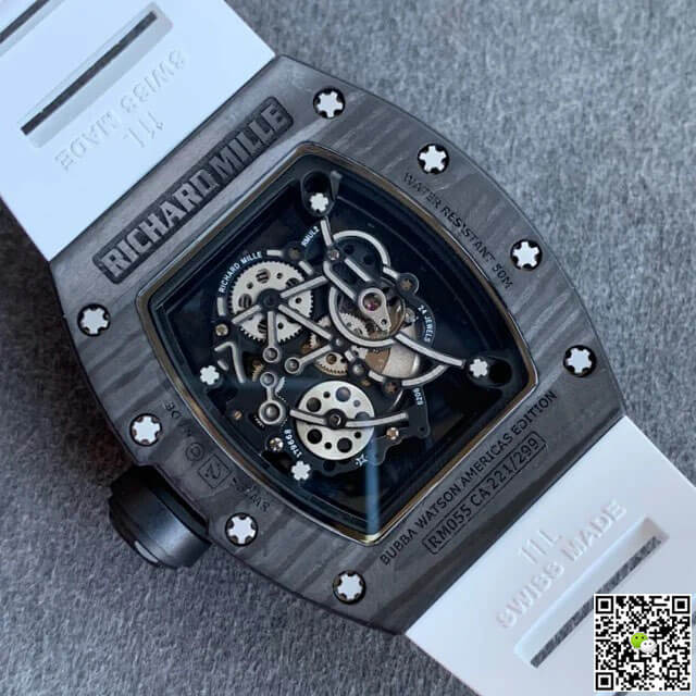 Replica Richard Mille RM055 1:1 Best Edition KV Factory V2 Skeleton Dial