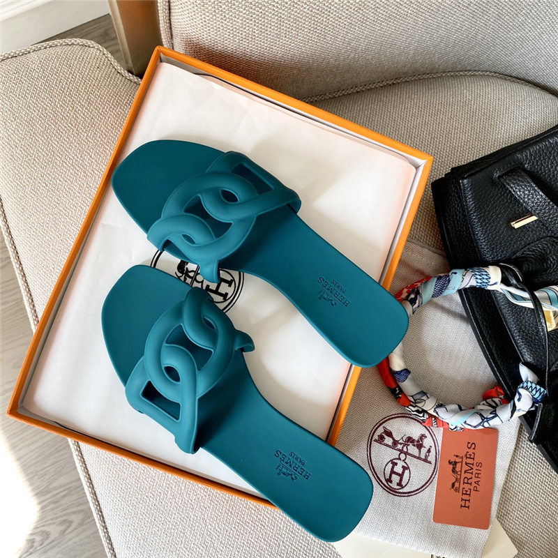 Best Replica Hermès new classic pig nose chain slippers - Colareps