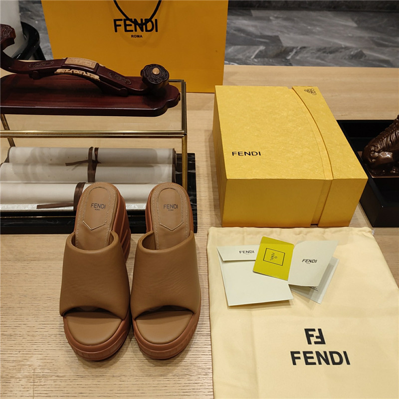 Best Replica fendi wedge platform sandals - Colareps