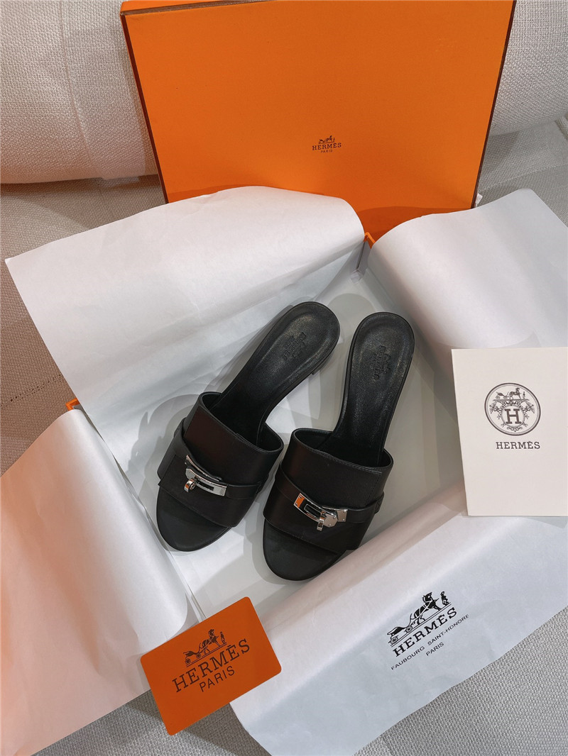 Best Replica Hermès new Giulia flat kelly buckle slippers - Colareps