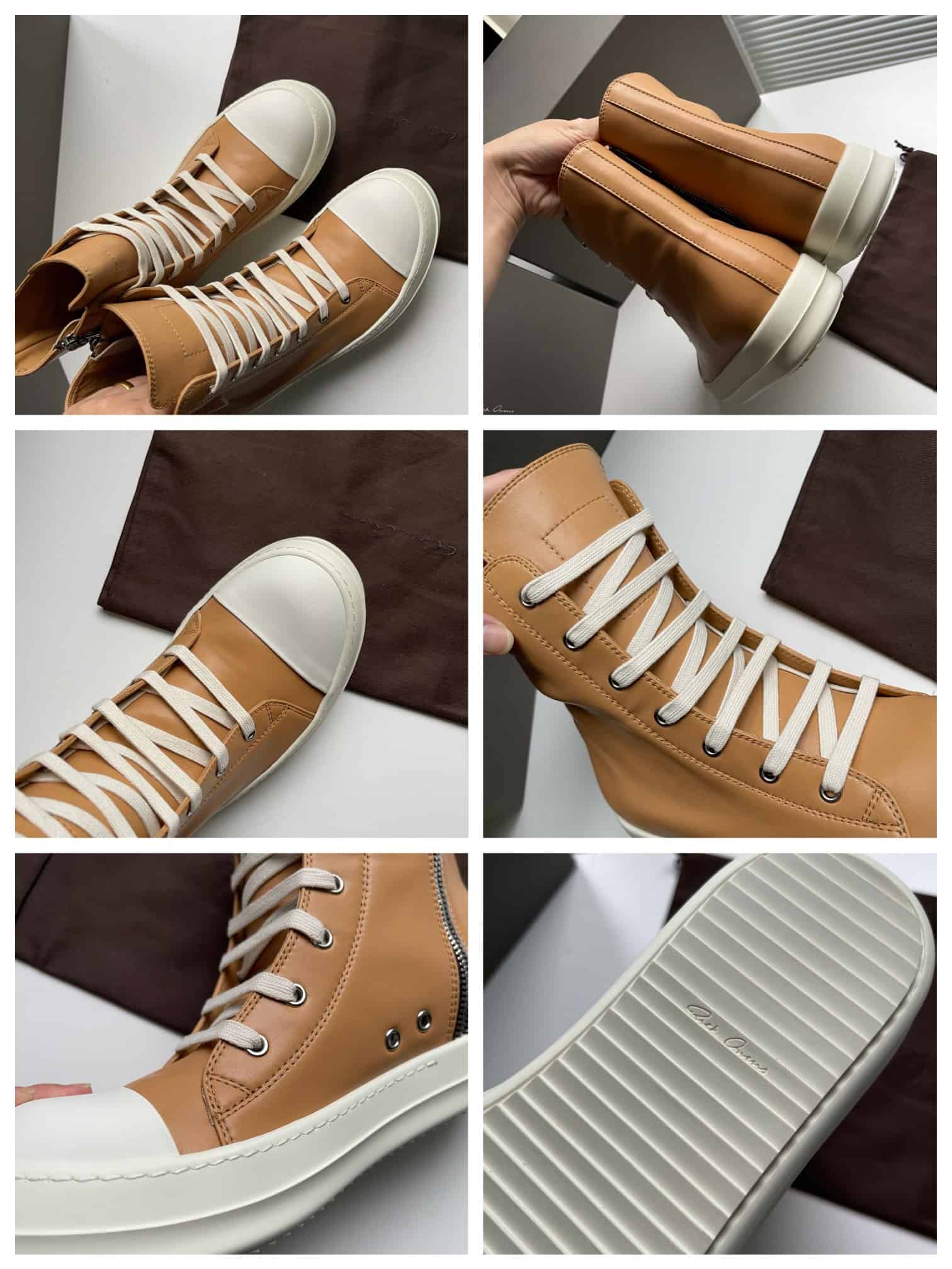 Best Replica Rick Owen Dupes High-top Sneakers   RS008 - Colareps