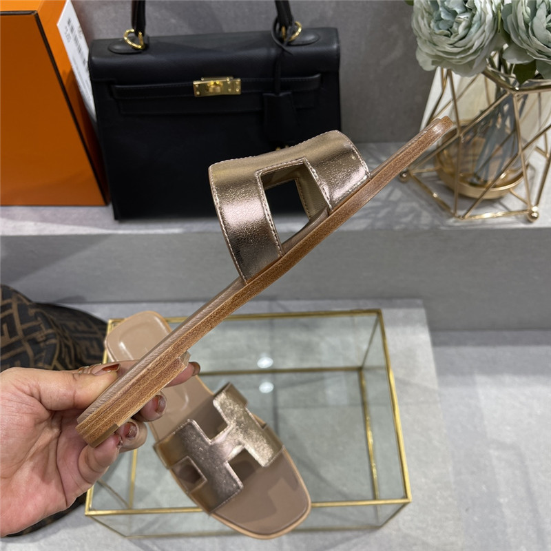 Best Replica Hermès early spring new color slippers - Colareps