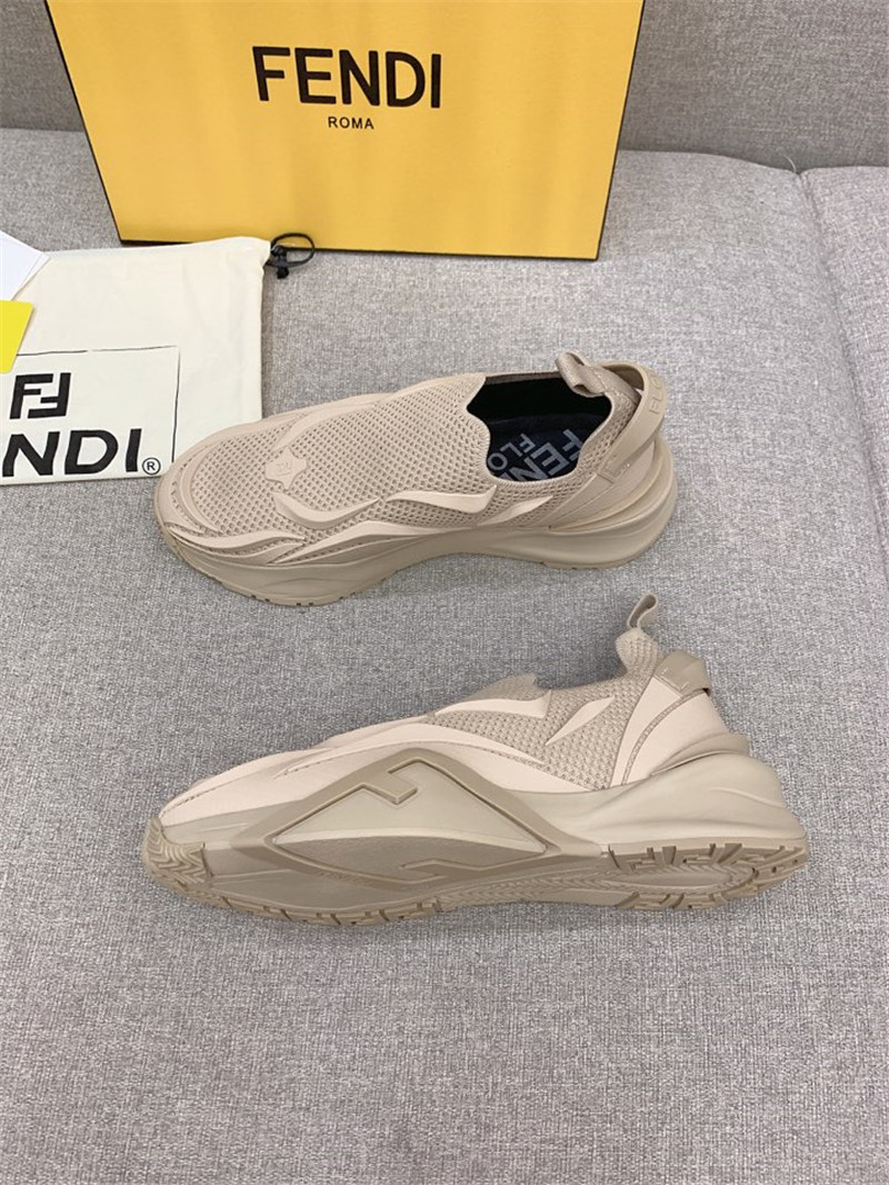 Best Replica fendi new Flow knitted sneakers - Colareps