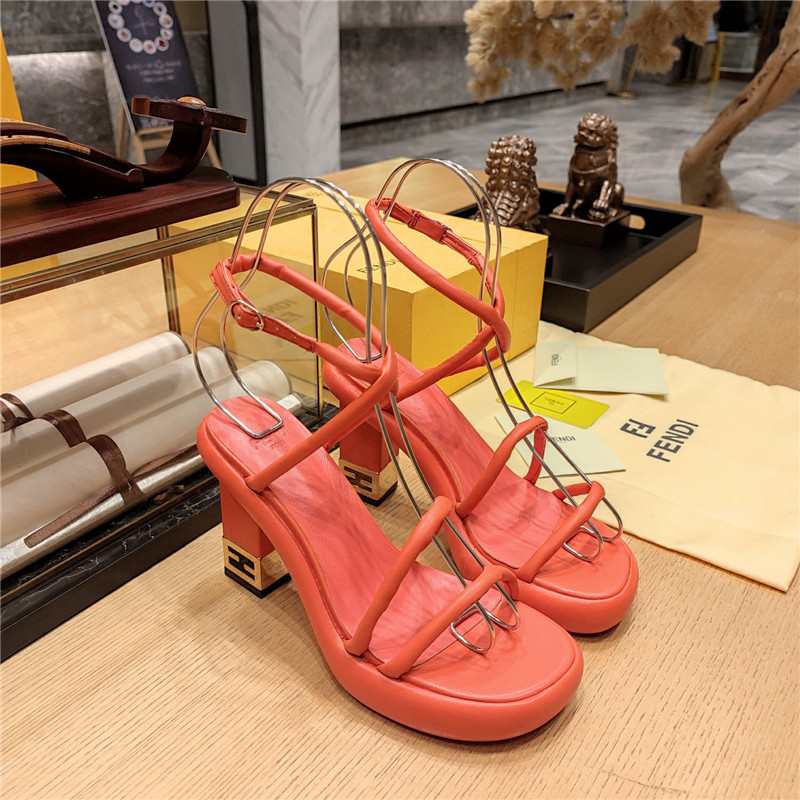 Best Replica fendi color block haute couture sandals - Colareps