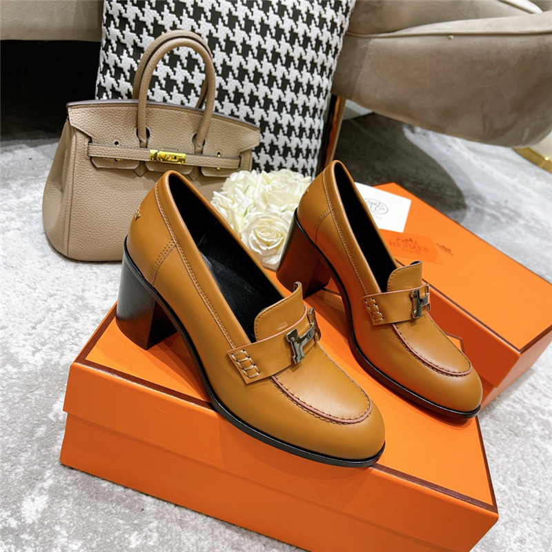 Best Replica hermes dauphine mid heel mules - Colareps