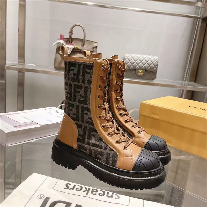 Best Replica fendi domino FF ankle boots - Colareps