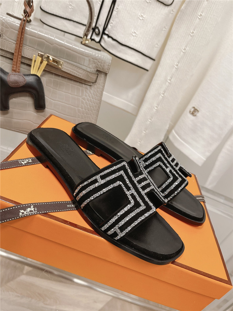 Best Replica hermes flat sandals slippers - Colareps