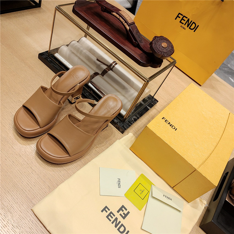 Best Replica fendi block heel sandals - Colareps