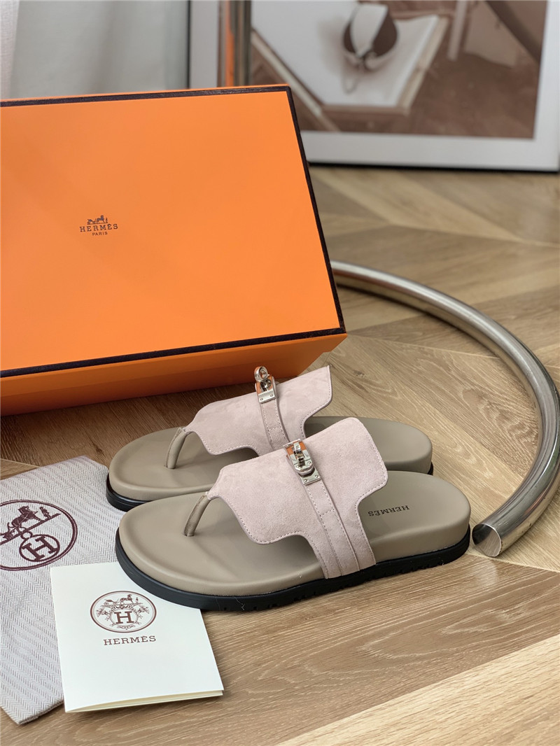 Best Replica hermes Kelly buckle flip flops - Colareps