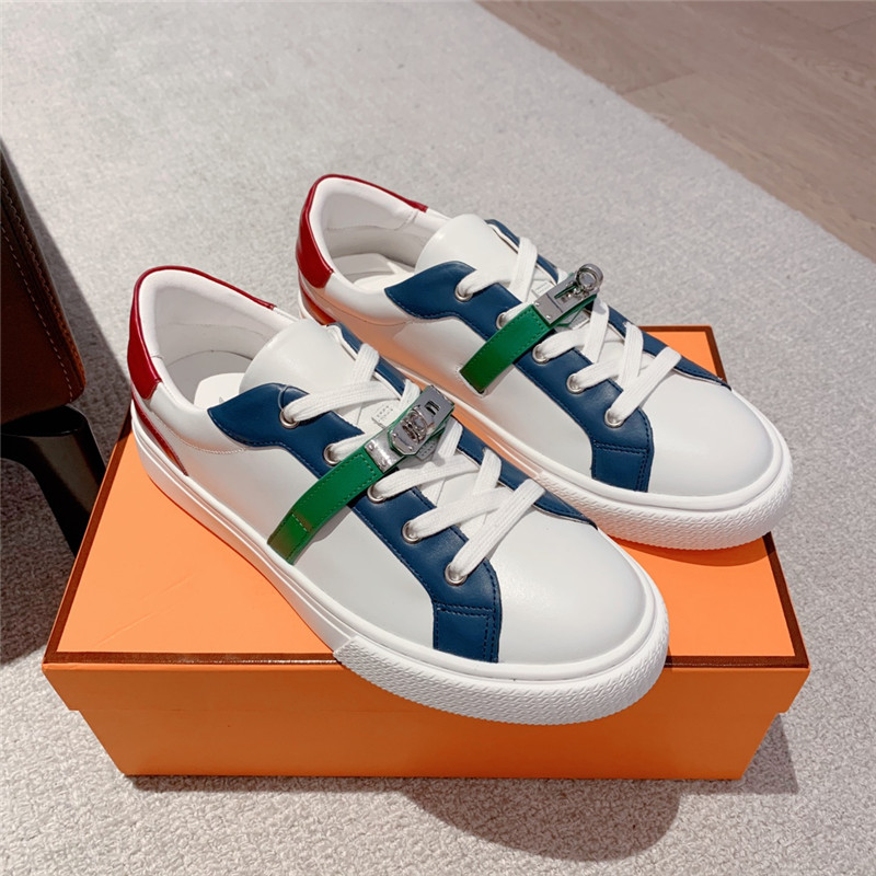 Best Replica Hermès British retro design white shoes - Colareps