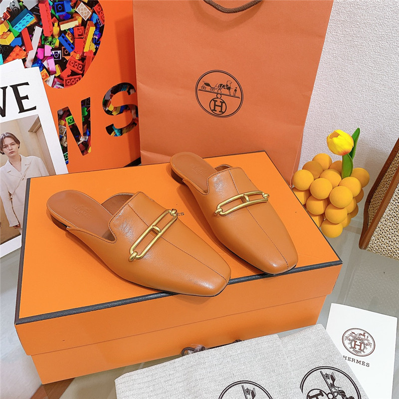 Best Replica hermes flat slippers - Colareps
