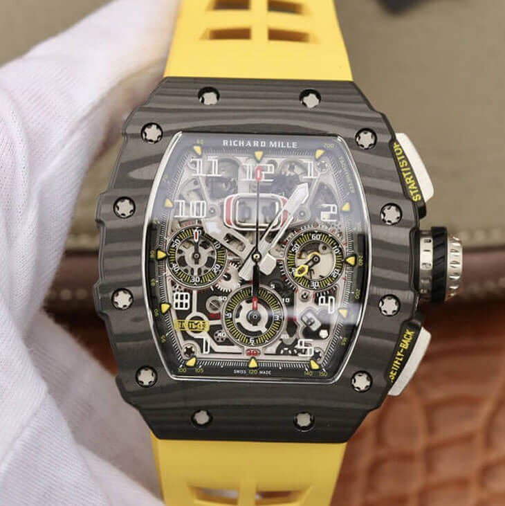 Replica Richard Mille RM11-03 1:1 Best Edition KV Factory Carbon Fiber