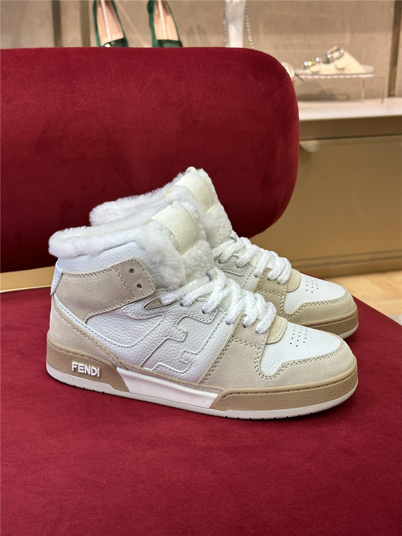 Best Replica fendi high top wool sneakers - Colareps