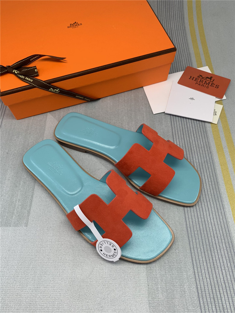 Best Replica hermes flat H slippers womens - Colareps