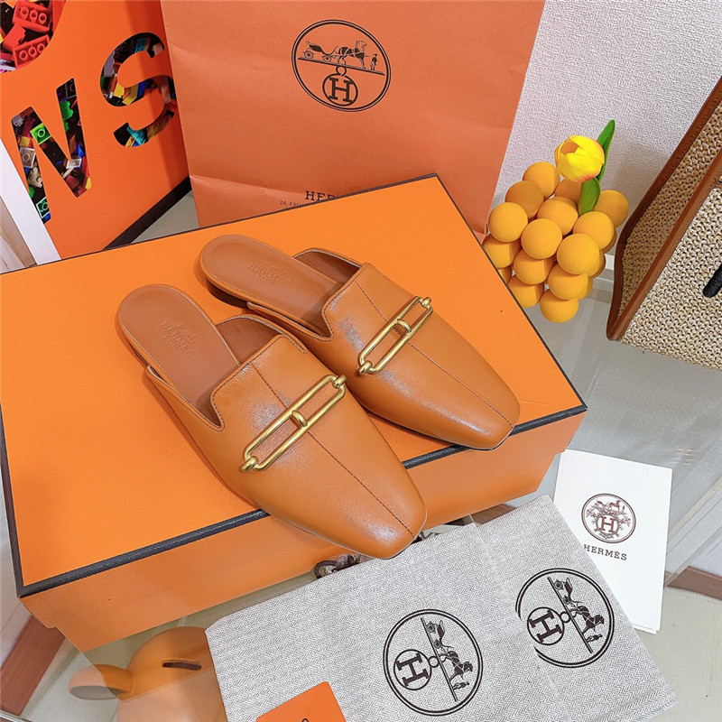 Best Replica hermes flat slippers - Colareps