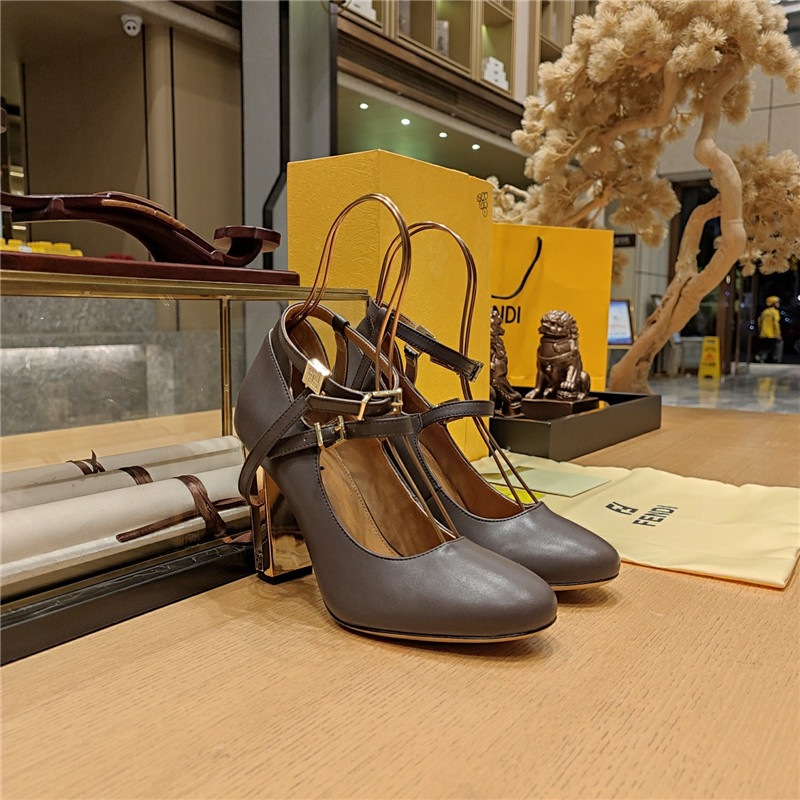 Best Replica fendi electroplated high heel sandals - Colareps