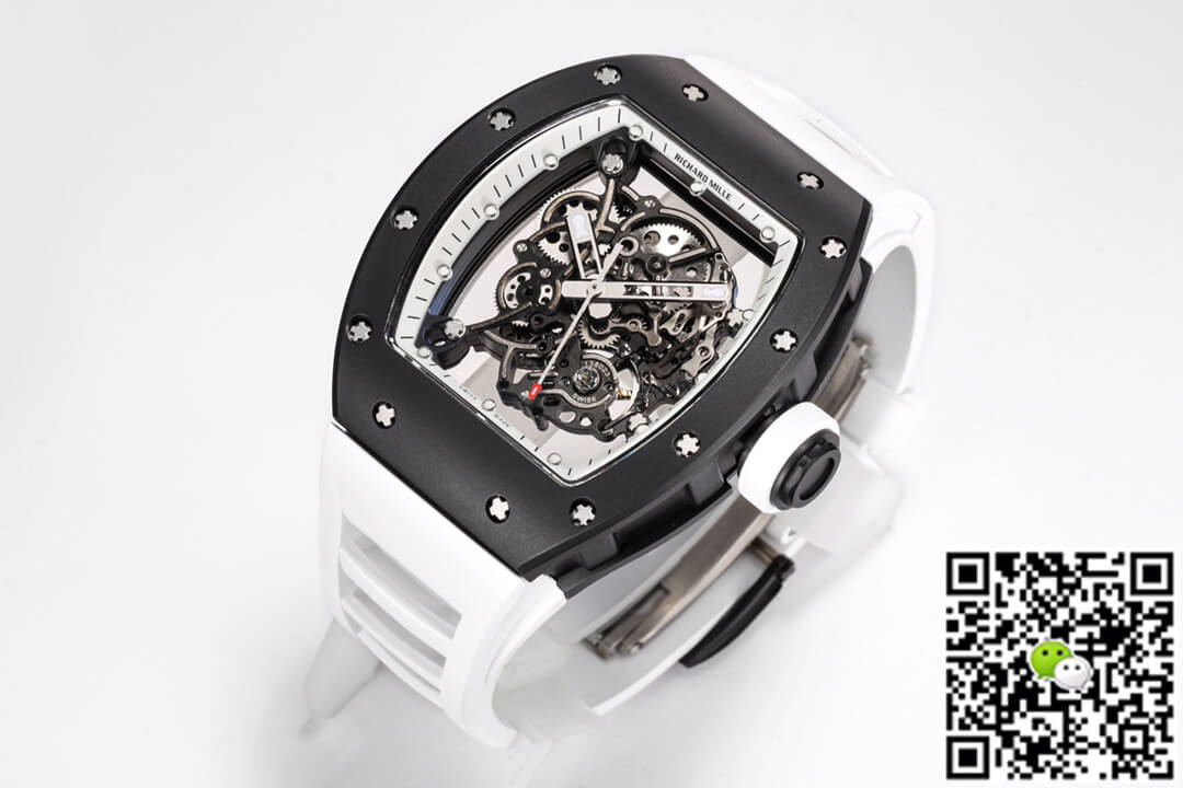 Replica Richard Mille RM-055 1:1 Best Edition BBR Factory Rubber Strap
