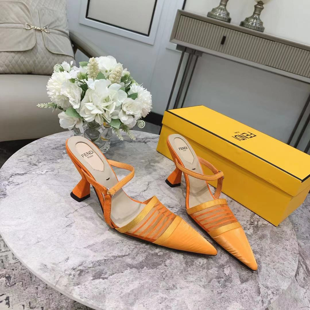 Best Replica fendi high heel slippers - Colareps