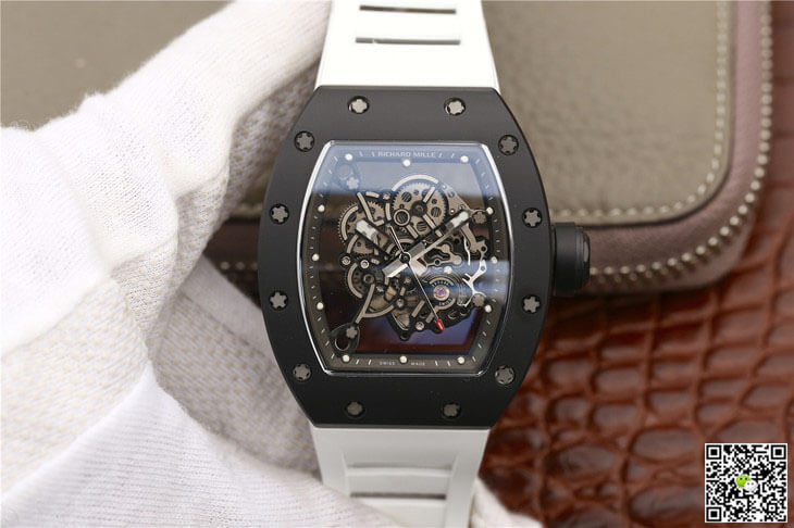 Best Replica Replica Richard Mille RM055 1:1 Best Edition KV Factory Ceramic Case - Colareps