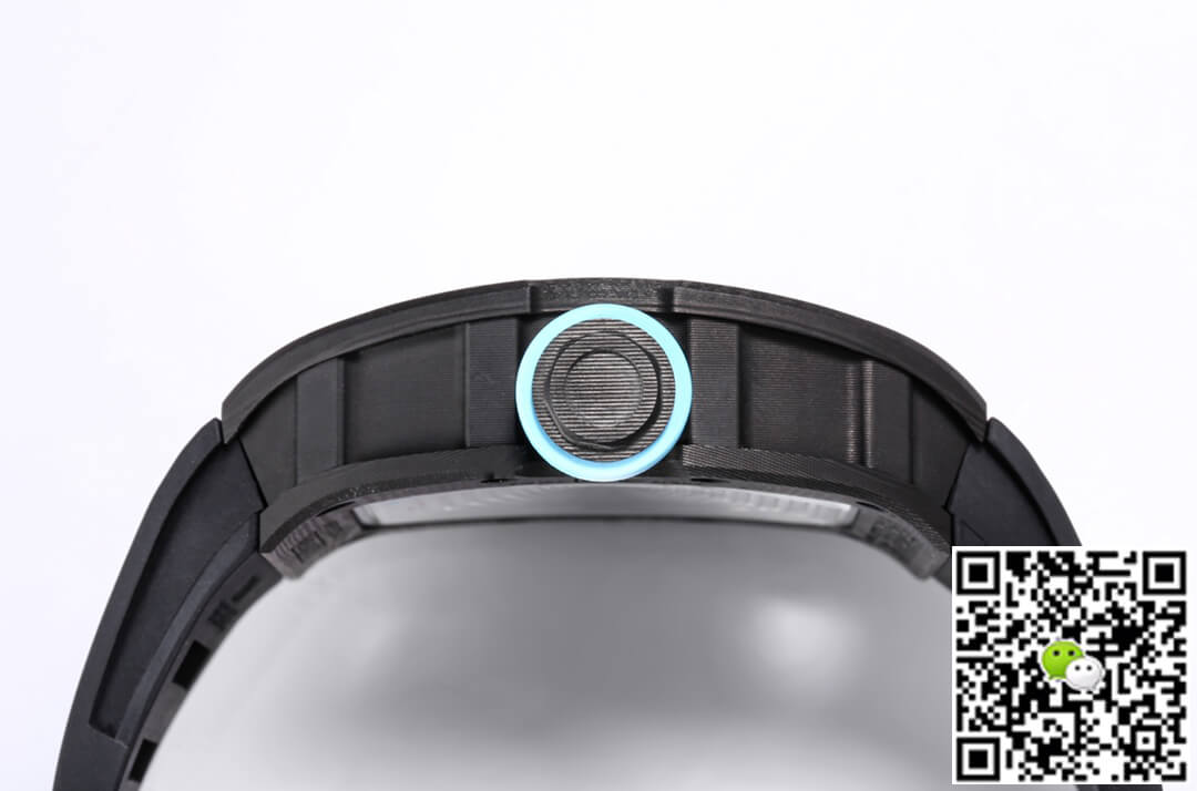 Replica Richard Mille RM055 NTPT 1:1 Best Edition BBR Factory Black Rubber Strap