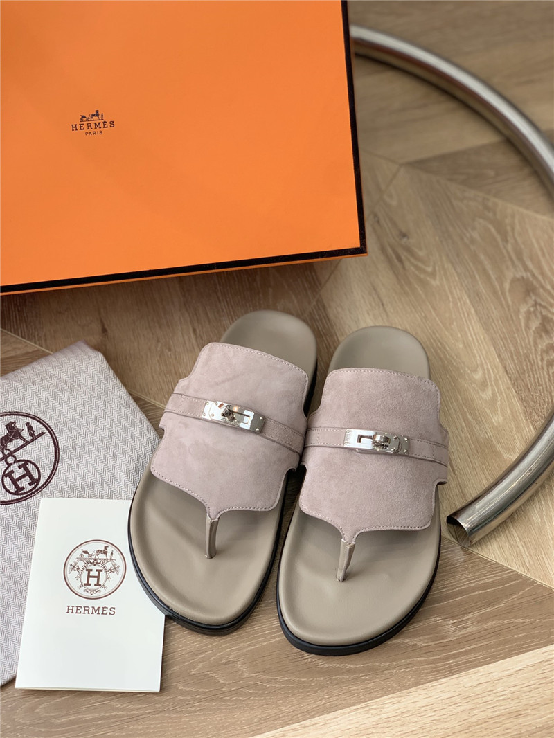 Best Replica hermes Kelly buckle flip flops - Colareps