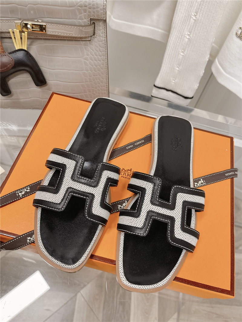 Best Replica hermes flat sandals slippers - Colareps