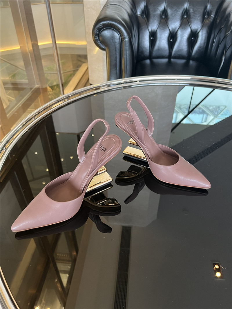 Best Replica fendi F-shaped three-dimensional heel pumps - Colareps