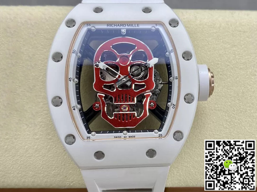 Richard Mille Replica RM52-01 1:1 Best Edition YS Factory Tourbillon Ceramic Case Rubber Strap