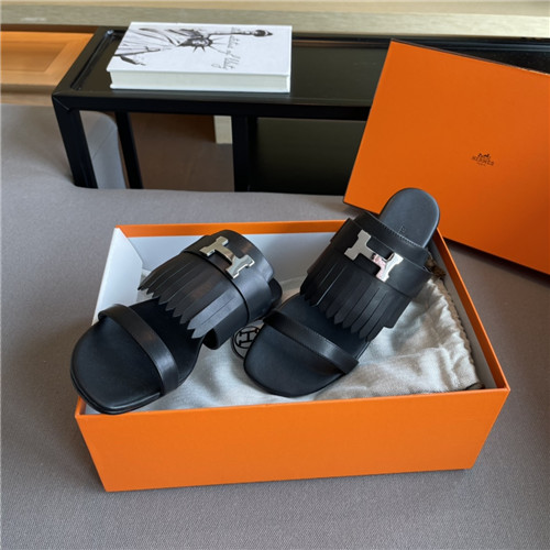 Best Replica hermes H flat slippers - Colareps