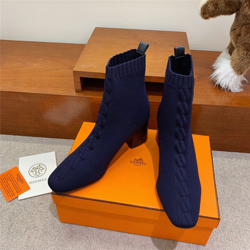 Best Replica Hermes Birkin Replica Volver 60 ankle boot in blue - Colareps