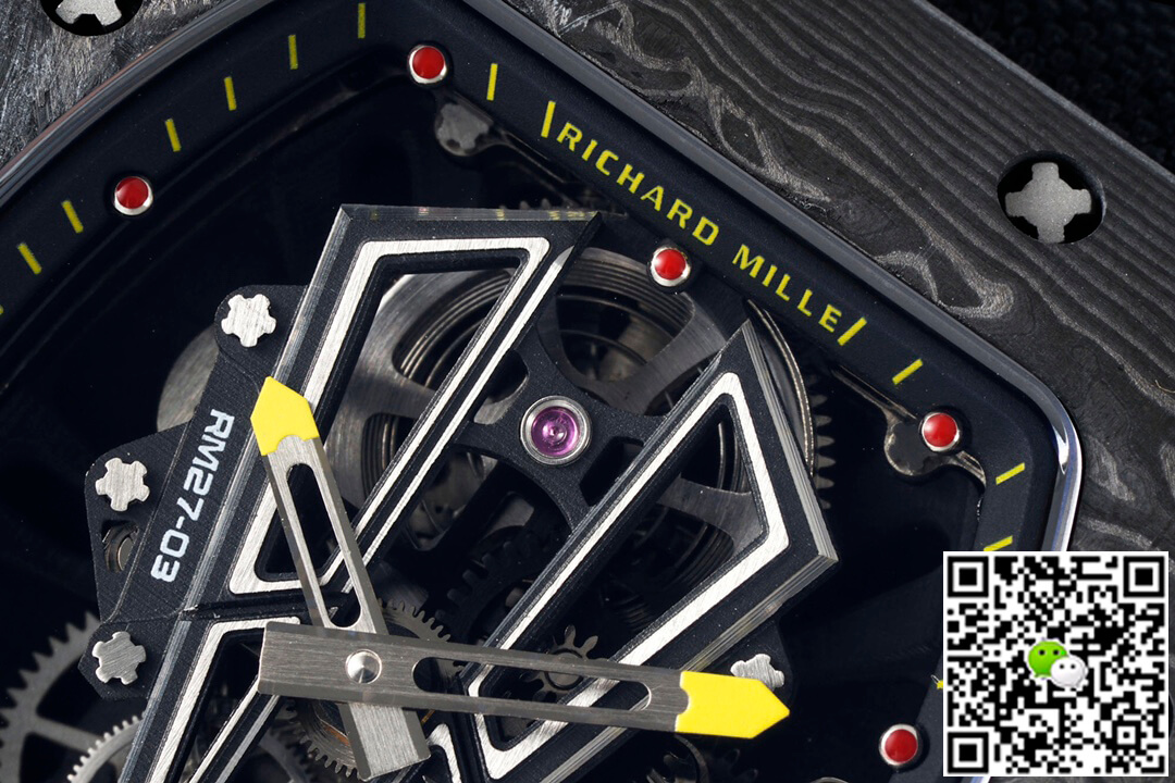 Replica Richard Mille RM27-03 Rafael Nadal Tourbillon 1:1 Best Edition RM Factory Skeleton Dial