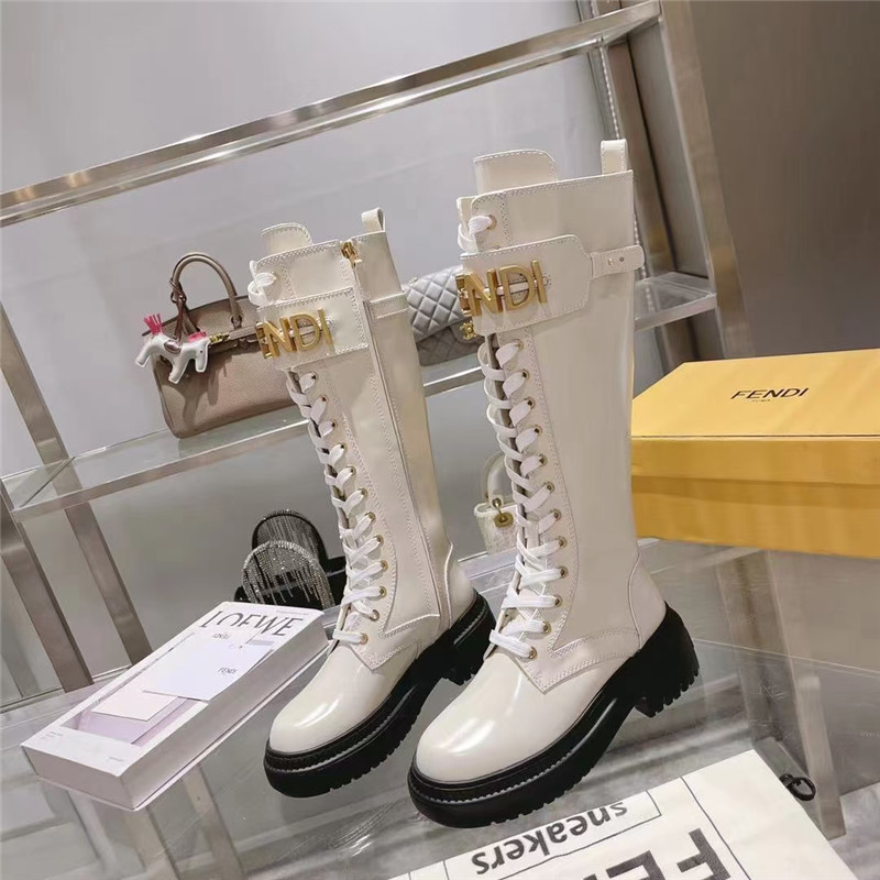 Best Replica fendi domino FF long boots - Colareps