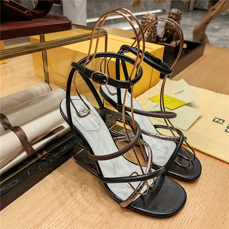 Best Replica fendi patchwork strap first pumps - Colareps