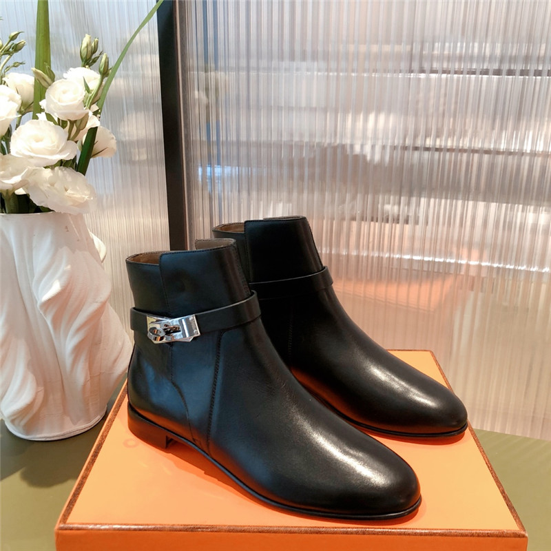 Best Replica hermes kelly buckle ankle boots - Colareps