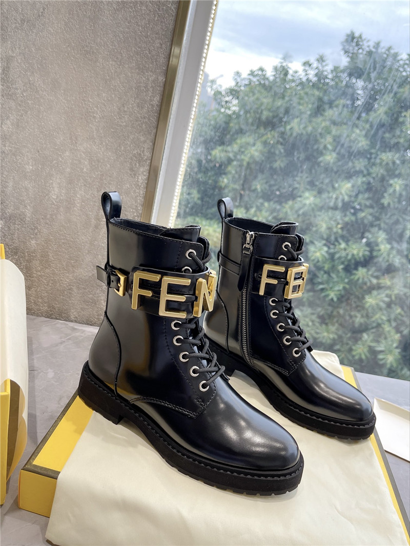 Best Replica fendi logo martin boots womens - Colareps