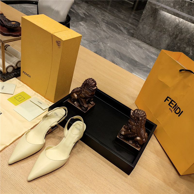 Best Replica Fendi Dupes back strap toe high heels - Colareps