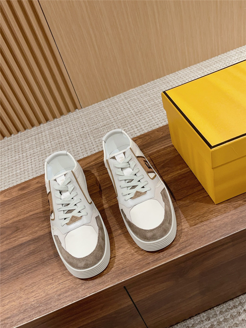Best Replica fendi color block lace up sneakers - Colareps