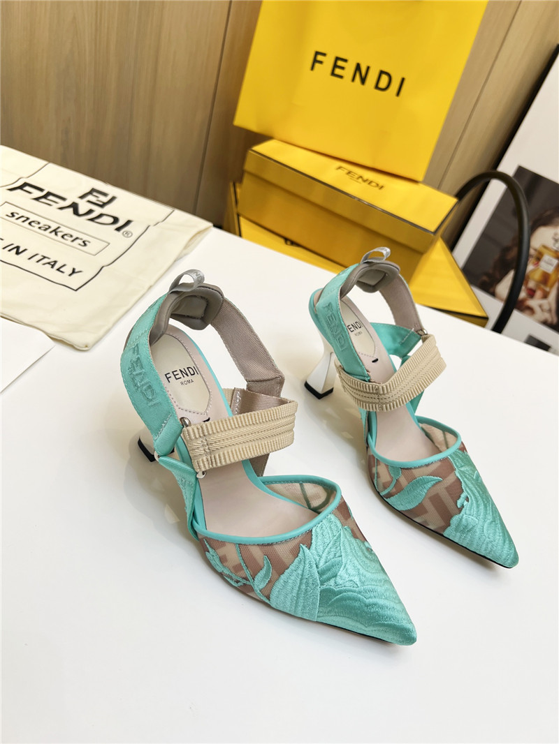 Best Replica fendi slingback hummingbird pumps - Colareps