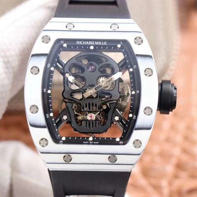 Replica Richard Mille RM052-01 1:1 Best Edition JB Factory White Ceramic Swiss Tourbillon