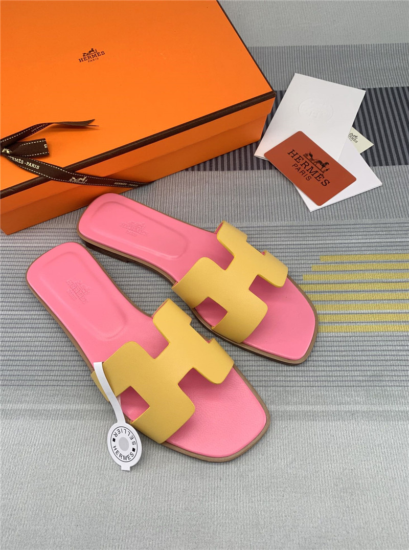 Best Replica hermes flat H slippers womens - Colareps