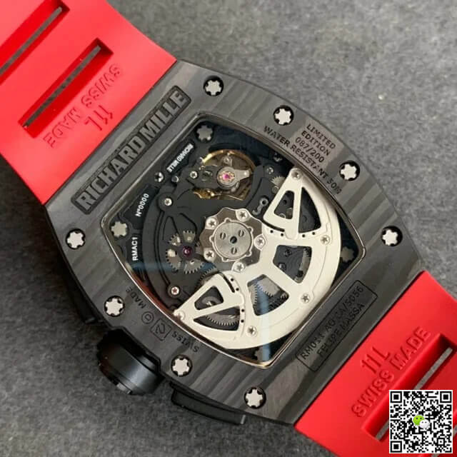 Replica Richard Mille RM-011 1:1 Best Edition KV Factory V2 Black Forged Carbon Case
