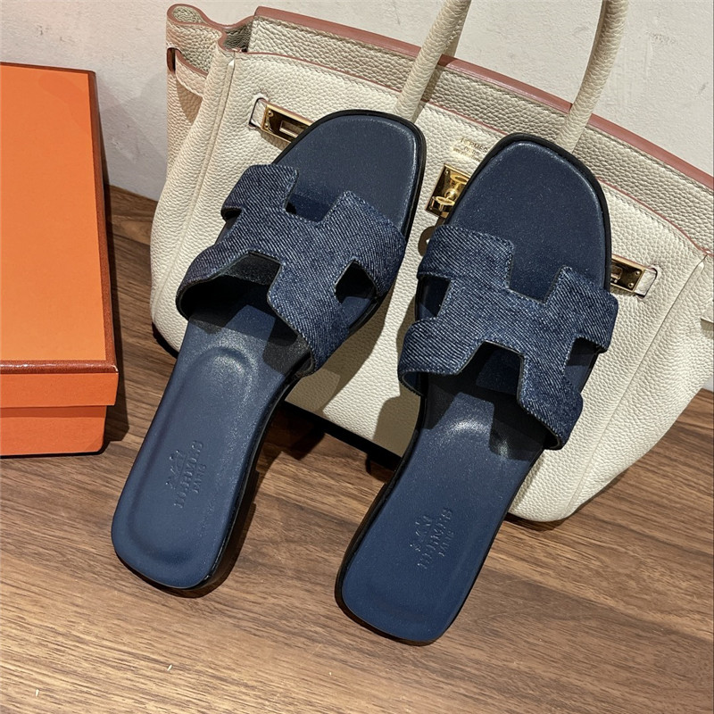 Best Replica hermes H buckle slippers - Colareps